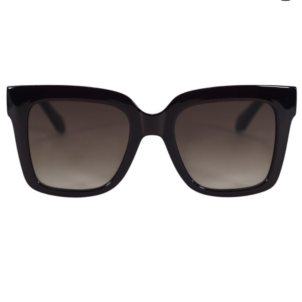 Quay Australia Oversized Sunglasses in Espresso Brown